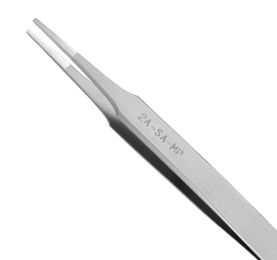 Excelta 2A-SA-MP 4.75 Inch Straight Tapered Flat Tip Forcep